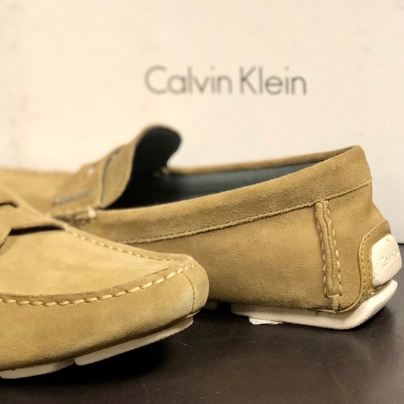 CK Martyn Suede Penny Driving Loafer Boat Moccasin - Picture 6 of 8